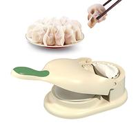 Bavokon 2 En 1 Albóndigas,Máquina For Hacer Dumplings 2 En 1,MolAutomático Empanadillas,Dumpling Wrapper Maker para La Cocina del Hogar,Maquina Manual para Hacer Empanadas Rápido Y Conveniente