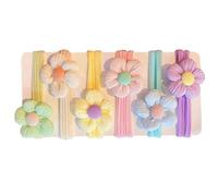 Bavokon Coletas Para Niñas - 6 Piezas Coletas para Niñas Pequeñas,Accesorios para Herramientas de Estilismo para Cola de Caballo Fina Rizo Diario Infantil Adolescente Bebé,Para Pelo Grueso Fino Y