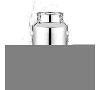 Bavokon Recipiente De De Acero Inoxidable,5L/9L/14L Utensilios De Cocina De Acero Inoxidable Herméticos Con Tapa - Recipiente De Grasa De Tocino | Para Leche, Vino, Cerveza, Harina, Café, Azúcar, Té Y