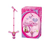 Bavokon Soporte De Micrófono para Niños - Juguetes Inalámbricos Ajustables - Micrófono Musical Infantil para Cantar,para Niños Niñas Fiesta Cumpleaños Navidad Sala de Juegos Viaje Aula Hogar