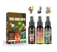 Bavooty Spray para Pedos Extrafuerte.30ML*3 Spray Líquido para Pedos,Spray Maloliente Definitivo para Bromas de Adultos,Ideal para el Día de los Inocentes, la Semana Santa y Otras Fiestas