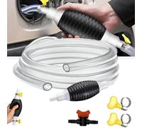 Baweilder Multifunction Liquid Sucker, Baweilder Liquid Sucker, Multifunction Liquid Sucker Pump, Manual Fuel Transfer Pump,Portable Siphon Pump for Gasoline Motor Oil Fuel Gasoline Diesel (4.92ft)