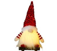 Bawiaueu De Duendes Navideños | Muñeco de Peluche de 30 cm con Pilas,con Lentejuelas Gnomos Navideños Que Se Iluminan | para Fiestas Navideñas Cumpleaños Hogar Lugar De Trabajo Estantería Cocina