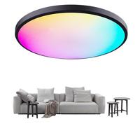 Bawiaueu Luces de techo empotradas, luz de techo de montaje con descarga,4 Modos Lámpara de luz empotrada de lámpara | 3000K-6500K Lámpara de cocina Iluminación de cocina para dormitorio de sala de