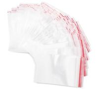 Baxcdyswe 200 PCS Bolsas Plastico Transparente, 60 ×90 mm Bolsas Cierre Zip Autocierre, Bolsitas, Hermeticas Ziplock Bags Reutilizable Bolsa Almacenamiento Cremaller