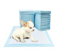 Baxcdyswe 50 Unidades Empapadores para Perros, 45 × 60 cm Almohadillas para Puppy Pads en Casa WC Alfombrillas Higiénica Desechables para Mascotas, Superficie de Secado Rápido, Transpirables