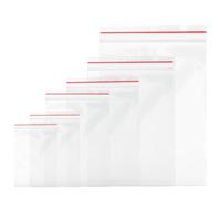 Baxcdyswe 600 Pcs Bolsas Zip, 6 Tamaños Bolsitas Plastico Transparente Autocierre, Hermeticas Ziplock Bags Reutilizable Bolsa Almacenamiento Cremaller