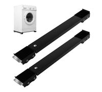 Baxcdyswe Ruedas para Mover Muebles, Ajustable Extensible Soporte Lavadora Rodillo Base con Ruedas, Base Lavadora para Lavadora, Refrigerador y Secadora-Base Móvil con 24 Ruedas, Carga hasta 300 kg