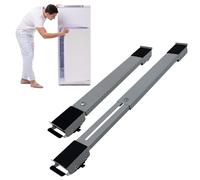 Baxcdyswe Ruedas para Mover Muebles, Soporte Lavadora, Ajustable Extensible Soporte Lavadora Rodillo Base Ruedas, Base Lavadora para Lavadora, Refrigerador y Secadora con 24 Ruedas, Carga Hasta 300 Kg