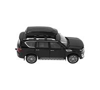 Baxnore 1/32 SUV Modelo De Coche Vehículo De Aleación Fundido A Presión con Luz De Sonido Características Realistas Seis Puertas Que Se Pueden Abrir Aleación De Zinc Duradera Const (Negro)