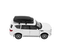Baxnore 1/32 SUV Modelo De Coche Vehículo De Aleación Fundido A Presión con Luz De Sonido Características Realistas Seis Puertas Que Se Pueden Abrir Aleación De Zinc Duradera Const (Blanca)