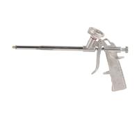 Baxnore 1 pieza pistola pulverizadora expandible de espuma dispensadora de sellador herramienta aplicadora aislante de PU aluminio duradero diseño ergonómico ligero para relleno se