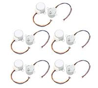 Baxnore 10 piezas 24BYJ48 motor paso a paso de alto par DC 5 V bobina de cobre motor paso a paso con carcasa de acero para muebles inteligentes, electrodomésticos, aires acondicion