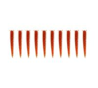 Baxnore 10 Uds. Cebo de Pesca de Gusanos elásticos, señuelos de Gusanos de Tierra Suaves, Aparejos con Olor a Pescado