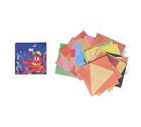 Baxnore 108 hojas de papel de origami rompecabezas tridimensional realista vívido papel de origami a todo color hecho a mano regalo de bricolaje para actividades de proyectos de ar