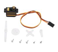 Baxnore 12G Metal Gear Analog Servo, 450 helicópteros, ala Fija, Control preciso súper Suave, servo liviano con 4 Brazos rockeros, 5 Tornillos
