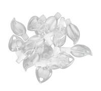 Baxnore 16 botellas de viaje recargables con forma bonita, botellas de plástico vacías portátiles de 50 ml con hoja de corazón para cosméticos de manos, artículos de tocador, artíc