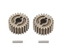 Baxnore 2 piezas de acero Portal Drive salida engranaje 23T 0.236 in apertura piezas de actualización para coche RC duradero alta resistencia resistente al desgaste funcionamiento
