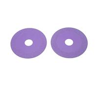 Baxnore 2 uds disco para cortar vidrio OD 100mm ID 22,23mm hoja de sierra de diamante incisiva de acero de alto manganeso para cristal (Púrpura)