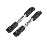 Baxnore 2 UNIDS CNC Mecanizado Metal Plástico RC Varilla de Dirección Servo Enlace Tensor Conjunto de Enlace Piezas de Actualización Ligeras de Alta Precisión para Coches Modelo ZD ((Pack of two