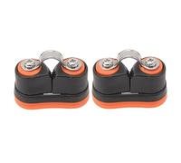 Baxnore 2 UNIDS Taco de Leva Rodamiento de Bolas Barco Marino Cuerda de Entrada Rápida Cable de Taco de Leva Fairlead Vela Equipo de Velero Nylon de Acero Inoxidable para Veleros K