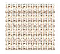 Baxnore 200 juegos de tornillos Chicago de cobre de 6x4 mm, remaches de cuero de cabeza redonda, tachuelas de botón resistentes y duraderas para manualidades de cuero, proyectos de (Oro)