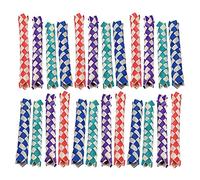 Baxnore 24 Uds. Trampas Chinas para Dedos, masticable Natural Seguro para pájaros, Rompecabezas de forrajeo DIY para Loros, Accesorios para Fiestas, 13cm de Longitud