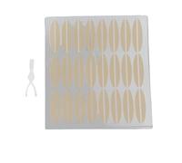 Baxnore 240 pares de pegatinas de cinta de doble párpado, tira de elevación de párpados, pegatina de párpado con barra de horquilla, encaje de malla ligera, sin ños, piel tierna, e