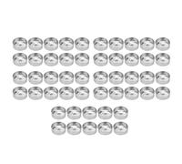 Baxnore 50 Uds Premium vela Base calor aluminio DIY fabricación de velas molde contenedor para boda decoraciones para fiesta de Navidad suministros artesanales