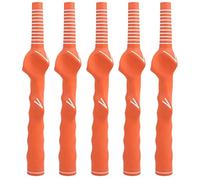 Baxnore 5PCS Golf Hand Grip Goma Principiante Práctica Entrenamiento Revisión Accesorio Mecánica Corporal Diseñado Ergonómico Antideslizante Cómodo para Campo de Práctica de Golf N (Apertura 12,5 mm