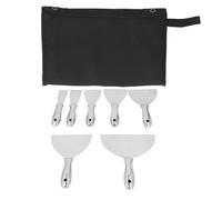 Baxnore 7PCS 0112 Cortador de masilla, kit de herramientas manuales para paneles de yeso de acero inoxidable resistente a impactos para cemento de yeso