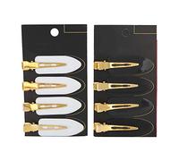 Baxnore 8 pinzas para el pelo con forma de hoja, antideslizantes, accesorios para peinar el cabello para mujeres y niñas, maquillaje, cuidado de la piel, horquillas para el pelo bl