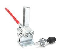 Baxnore Abrazadera de palanca de soldadura Horizontal resistente HT225D Capacidad de 227 kg Herramienta de sujeción de liberación rápida para ensamblaje industrial y trabajo de met