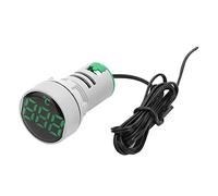 Baxnore AC 50 380V Luz indicadora de temperatura LED Termómetro digital con pantalla 20 199 ℃ Medidor de calibre para paneles eléctricos industriales Sistemas HVAC Blanco Rojo Amar (Verde)