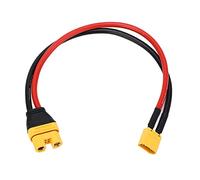 Baxnore Adaptador AS150U Hembra a XT90 Macho Cable de Silicona 8AWG Conectar Cables de conversión Diseño Anti-inversión Diseño Anti-Llama Interfaz de batería Inteligente para Plant