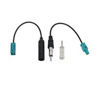 Baxnore Adaptador de Antena para automóvil Cable Universal Fakra a DIN para de Audio para automóvil Receptor de Reproductor Multimedia de CD estéreo HD Hecho de ABS de Primera ca