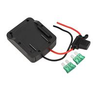 Baxnore Adaptador de batería de Litio de 18 V con Soporte Adaptador de batería ABS Integrado para Herramientas eléctricas 18 V 20 V para Bicicletas eléctricas Patinetas Coches Acce