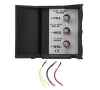 Baxnore Alarma de zumbador de Marcha atrás para Coche de Alta Resistencia de 112 dB con 3 Sonidos Ajustables Soporte de Montaje Universal para Camiones, excavadoras, montacargas, v (YC-315B1)