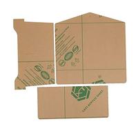 Baxnore Alta precisión transparente Durable para Case Making 23,5x15x2cm accesorios hechos a mano Plantilla de artesanía de cuero acrílico