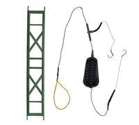 Baxnore Anzuelo de Pesca con Jaula de mordida de Gran Potencia con Plomo de Metal, Anzuelo de Pesca en el mar eficiente para Pesca de Carpas, ríos, Lagos, plástico, Metal, Acero in (50g)