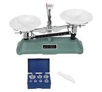 Baxnore Balanza mecánica de precisión con juego de pesas Equipo de laboratorio de alta precisión para experimentos de física y química Marco de metal duradero Capacidad de 100 g o (500g)