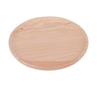 Baxnore Bandeja para Servir de Madera, 12 en Plato de Madera para la Cena de Desayuno Bocadillos Ensalada Exhibición de Frutas, Plato de Comida Resistente a los Chips, vajilla para
