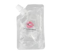 Baxnore Base de brillo de labios transparente, Base de bálsamo labial hidratante DIY para bálsamos labiales hechos a mano, brillo de labios, Gel transparente, 50ml