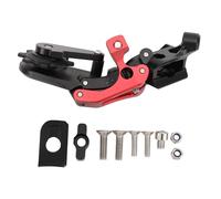 Baxnore Bike trasero trasero 5 6 7 velocidades trasero trasero con convertidor para el marco de un solo orificio de la línea de C (Rojo negro)