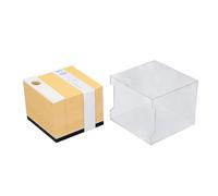 Baxnore Bloc de notas de arte de papel 3D Escultura de iglesia Escritorio de tallado hecho a mano Bloc de notas artesanal con caja de almacenamiento para regalo de cumpleaños de va