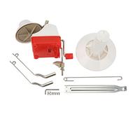 Baxnore Bobinadora de bolas de hilo Máquina enrolladora de lana manual con abrazadera de escritorio para tejer crochet Manualidades Plástico Ligero Portátil Durable