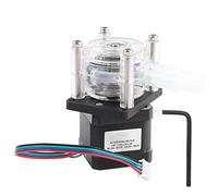 Baxnore Bomba autocebante peristáltica de vacío de alto flujo con motor paso a paso de 6 a 30 V para acuario y dosificación de líquidos Tubo de silicona transparente de 6,4 mm de d
