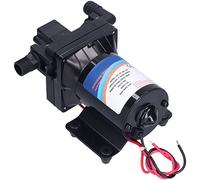 Baxnore Bomba de agua de diafragma de alta resistencia de 11,3 L, alta presión, 12 V/24 V, reinicio automático, RV, lavado de coches marino, pulverización agrícola, hecha de plásti