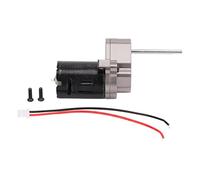 Baxnore Caja de cambios RC Conjunto de caja de cambios Caja de cambios de alta velocidad estable de metal con tornillos de cable de conexión para automóvil de control remoto D12 1/ (De)