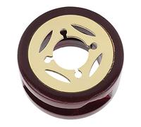 Baxnore Calentador de sello de cera Estufa de fusión de cera de palisandro hecha a mano para sobres de bricolaje Tarjetas Regalos Estilo vintage Resistente al calor 7.5x7.5x4cm Hor (Horno de fusión